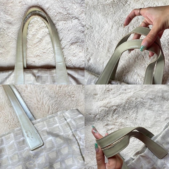 Authentic White Chanel CC Tote Purse Winter Resort Line SS04 - Picture 4 of 4